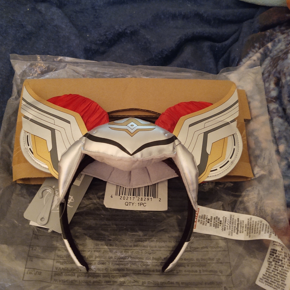 💜SOLD💜Disney Parks Mighty Thor Love & Thunder Ear Headband NWT RELEASED 2022 - Picture 2 of 7
